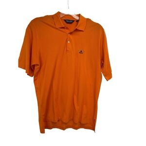 Ralph Lauren Polo/Baltusrol C.C. Mens Large Orange Golf Polo Shirt (E43) NW/OTs
